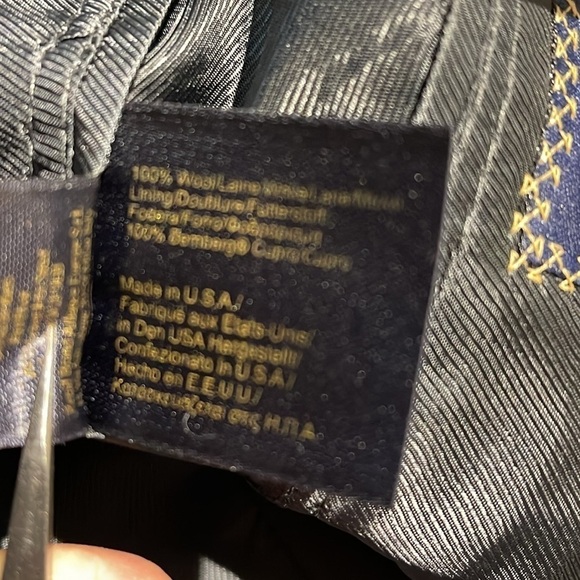 Brooks Brothers Wool Saxxon Blazer Blue Size 44L/W38 - Picture 8 of 10